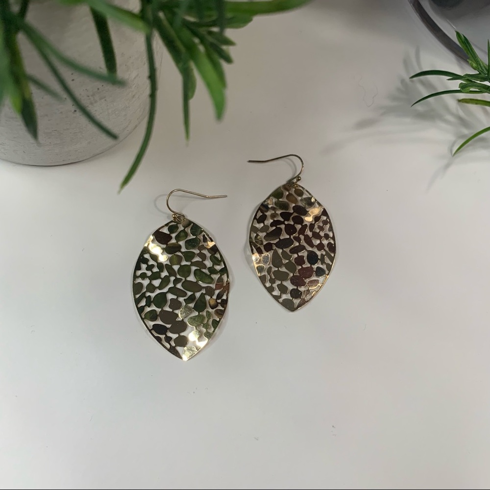 Gold Leaf Earrings